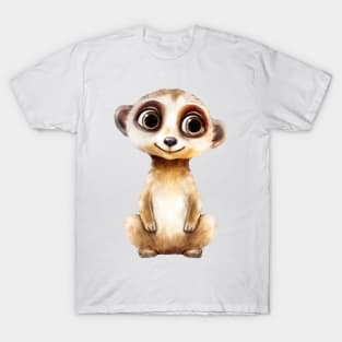 Meerkat Watercolor T-Shirt